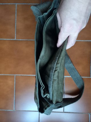 Bandolera vintage tela ejército francés