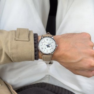 Orient Bambino 75th Anniv. Sun & Moon (RA-AK0808S)