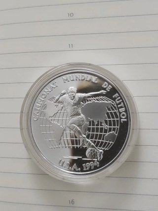 Moneda Mundial Fútbol USA 1994