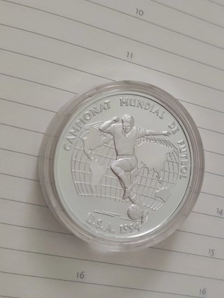 Moneda Mundial Fútbol USA 1994