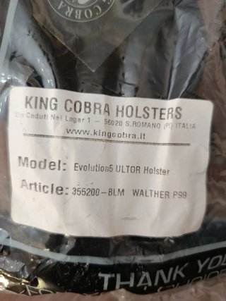 Funda King Cobra Evolution 5 ULTOR Holster