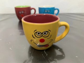 Set 6 Tazzine Caffè Le Smorfie Ceramica