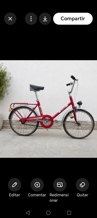 Bicicleta G.A.C. clásica vintage paseo
