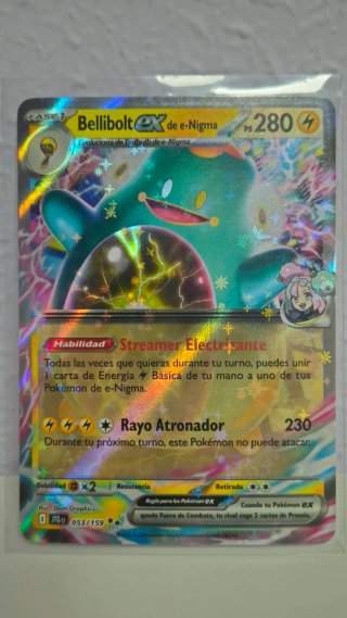 Bellibolt EX de Nigma 053/159 Carta Pokémon