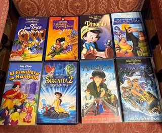Películas VHS variadas!