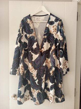 Túnica/vestido playero bohemio de Ibiza Talla M