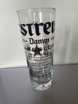 4 Bicchieri Estrella Damm Barcelona