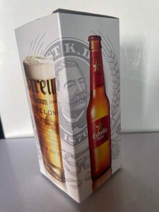 4 Bicchieri Estrella Damm Barcelona
