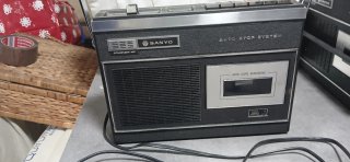 Pareja Grabadoras Cassette Vintage Sanyo M-2440