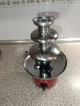 Fuente de Chocolate Roja Ansonic