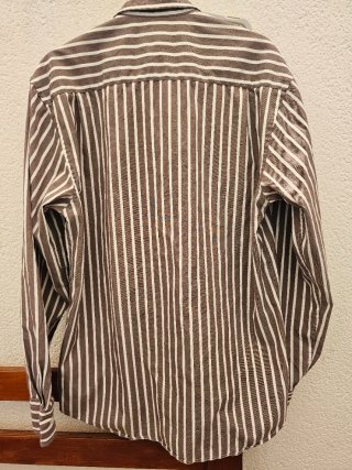 Camisa Pedro del Hierro Talla M Rayas Marrón/Blanc