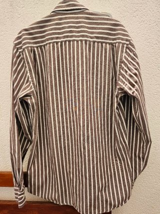 Camisa Pedro del Hierro Talla M Rayas Marrón/Blanc