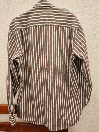 Camisa Pedro del Hierro Talla M Rayas Marrón/Blanc
