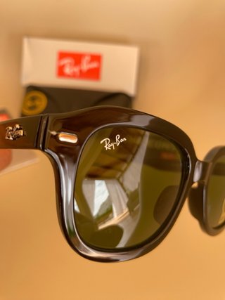 Gafas de Sol Ray-Ban Rectangulares Cristal Verde