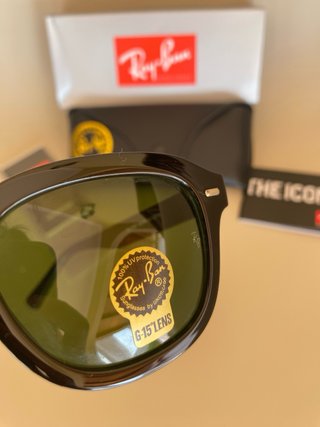 Gafas de Sol Ray-Ban Rectangulares Cristal Verde