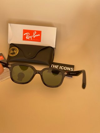 Gafas de Sol Ray-Ban Rectangulares Cristal Verde