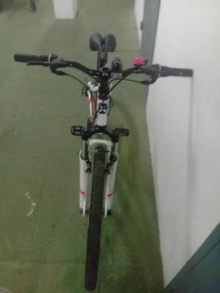 Bicicleta Montaña Rockrider ST100 Blanca