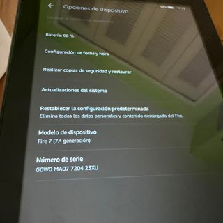 Tablet Amazon Fire 7 (7ª Gen) + MicroSD 32GB