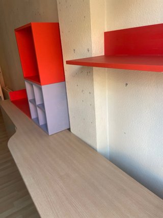 Escritorio infantil completo con almacenaje