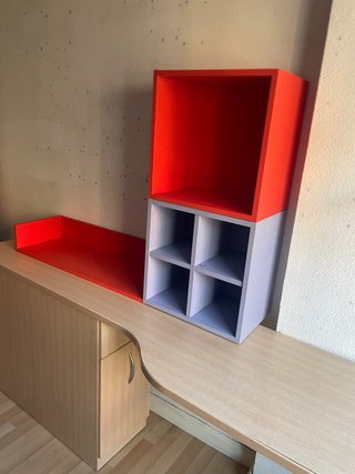 Escritorio infantil completo con almacenaje