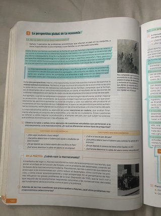 1 Bachillerato, Economía Revuela