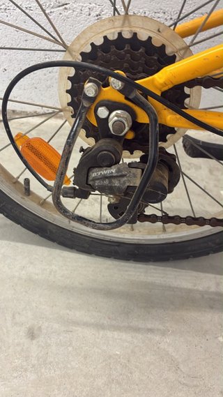 Bicicleta Infantil 20 Amarilla