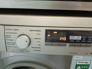 Lavadora Siemens 7kg Gris en buen funcionamiento