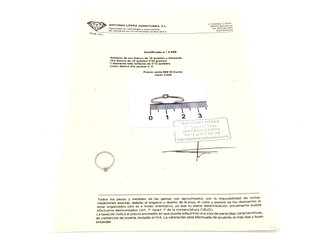 E1813221-0    Sortija Oro 18k Con Diamante