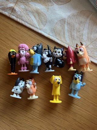 Figuras Bluey y amigos