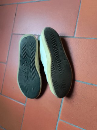 P448 tg42 Beige/Bianco Sneakers