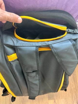 Mochila NOX Padel WPT Negra/Naranja