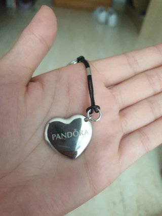 Llavero Corazón Pandora Plata