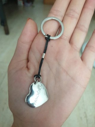Llavero Corazón Pandora Plata