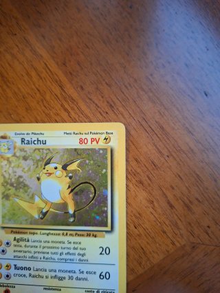 Raichu 14/102 Base Set 2000 Carta Pokemon