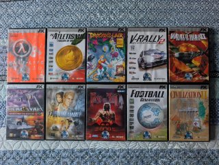 Lote 10 Juegos PC FX Interactive