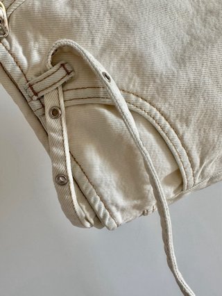 Falda midi Zara blanca con cinturon