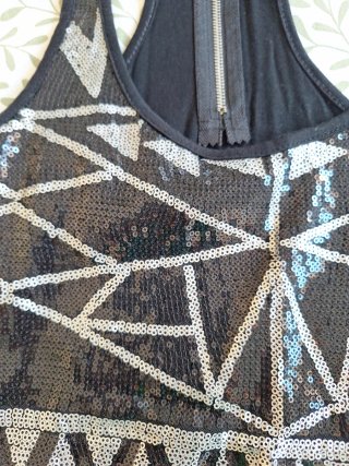Camiseta tirantes Stradivarius lentejuelas