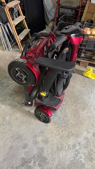 Scooter Eléctrica Plegable Apex Roja i laser