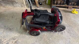 Scooter Eléctrica Plegable Apex Roja i laser