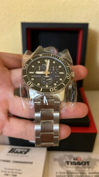 Tissot Seastar 1000 Cronógrafo Azul/Negro