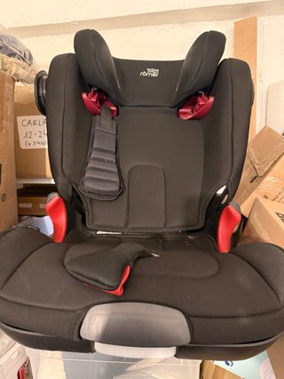 Silla coche Britax Römer Negra con isofix