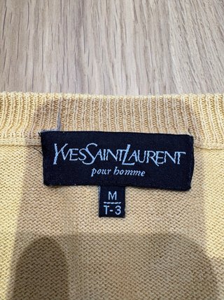 Jersey Saint Laurent Amarillo Talla M