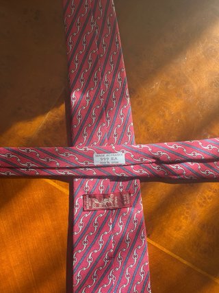 Corbata Hermès Seda Vintage 90s