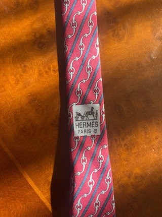 Corbata Hermès Seda Vintage 90s