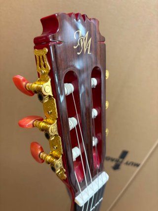 Guitarra Flamenca roja Modesto Malla Candela