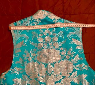 Chaleco fallero turquesa talla S/36