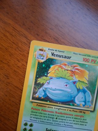 Venusaur 15/102 Base Set 2000 Carta Pokemon