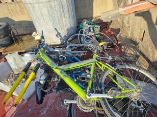 Bicicleta urbana blanca