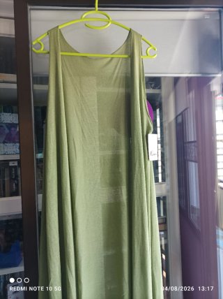 Vestido largo con chaleco