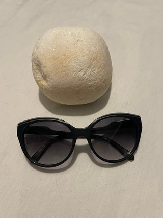 Occhiali da sole neri cat-eye